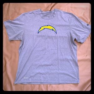 Nike dri fit Chargers shirt